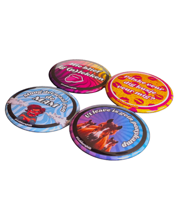 2 Buttons Lekkersjtök Set A - 4 buttons Vasteloavendj